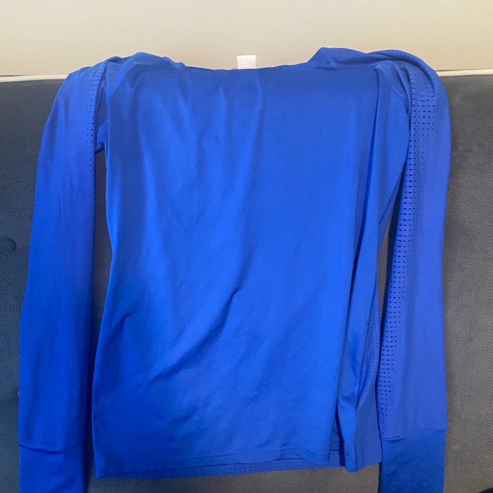 GAPfit Blue Perforated Activewear Top